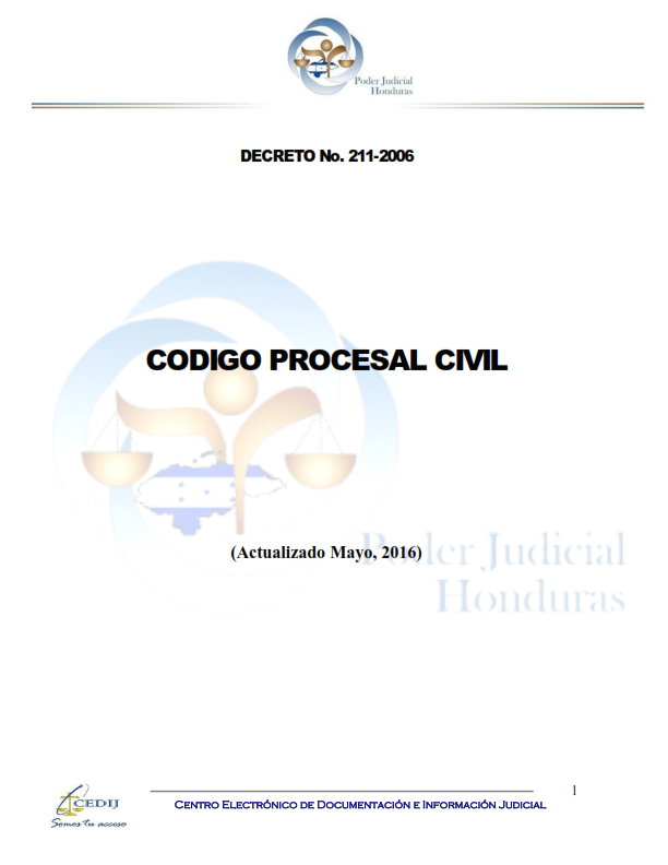 Poder Judicial De Honduras Biblioteca Jurídica Virtual