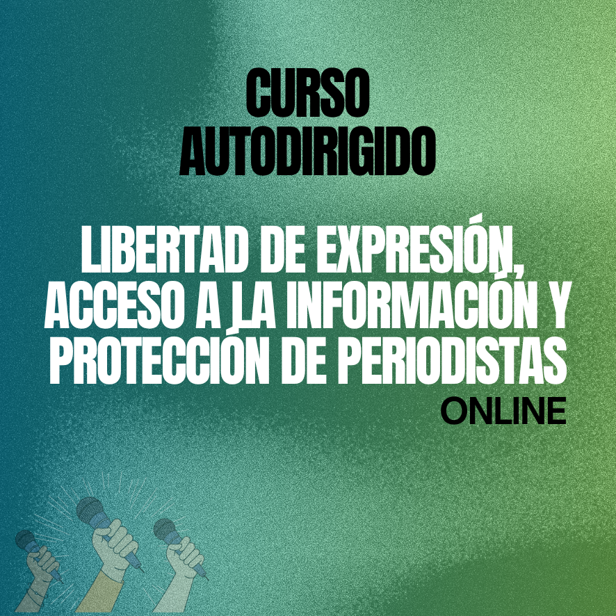 Libertad de expresión, acceso a la información y protección de periodistas - COHORTE IV